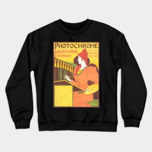 Photochrome Engraving Company Advertisement, 1893 Crewneck Sweatshirt